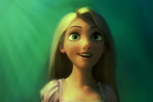 illustration, Rapunzel, Tangled, Disney princesses
