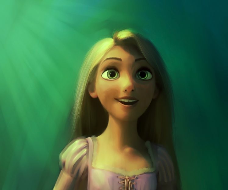 illustration, Rapunzel, Tangled, Disney princesses HD Wallpaper Desktop Background