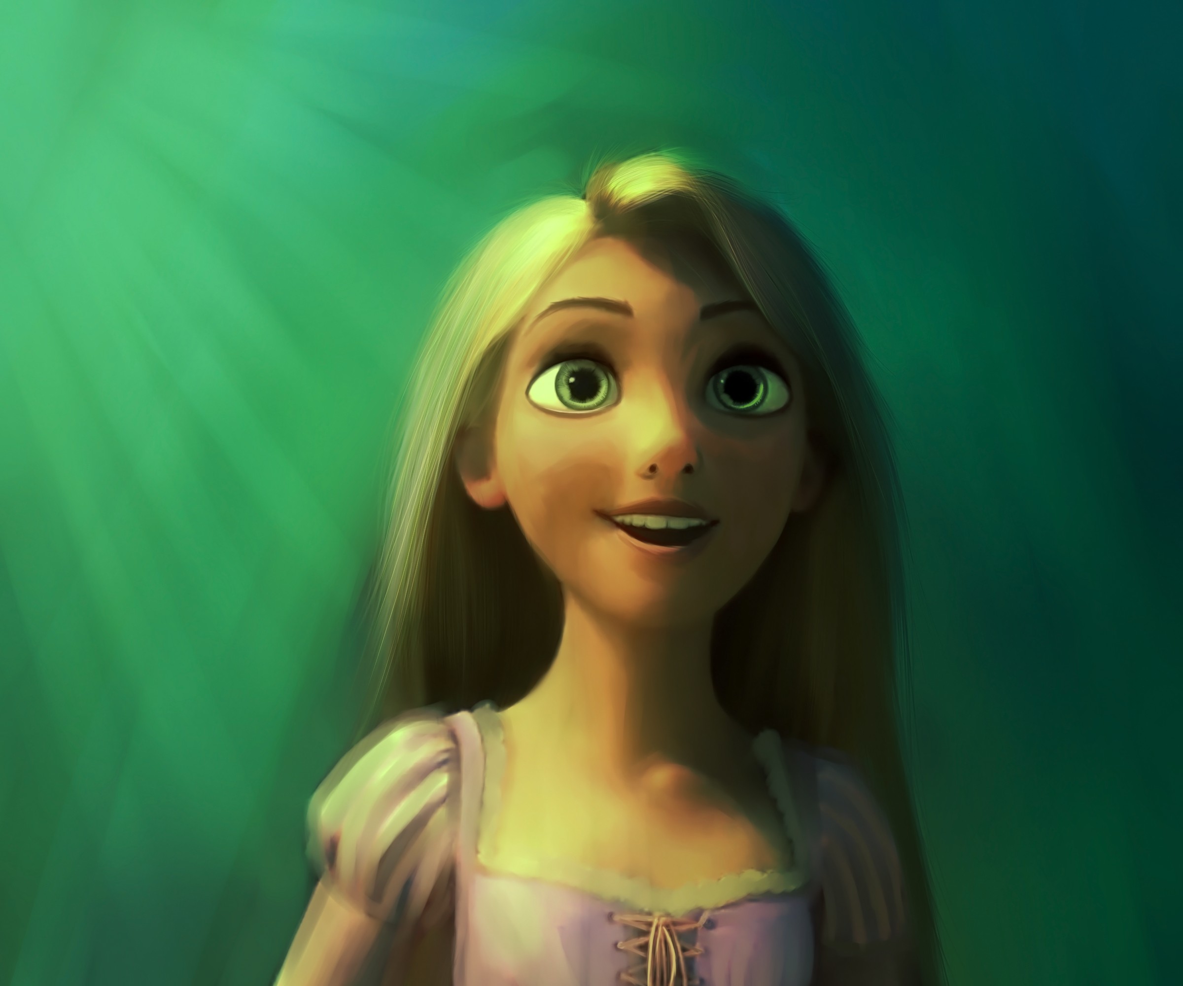 illustration, Rapunzel, Tangled, Disney princesses Wallpaper