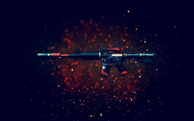 Counter Strike: Global Offensive, M4A1 S, Cyrex HD Wallpaper Desktop Background