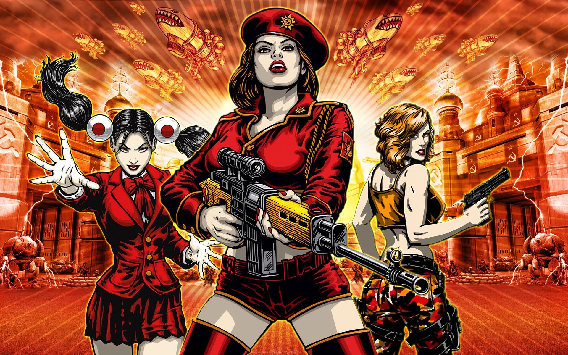 command and conquer red alert 2 cast