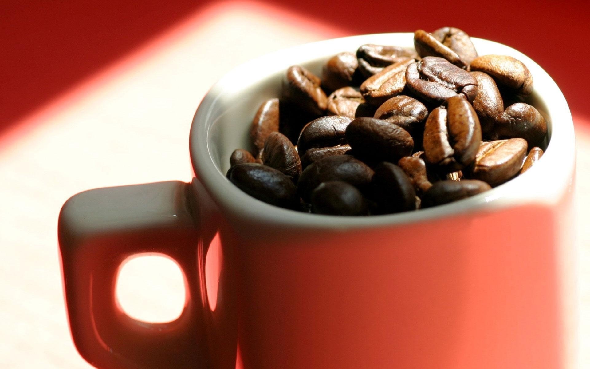 coffee, Cup, Coffee beans Wallpaper