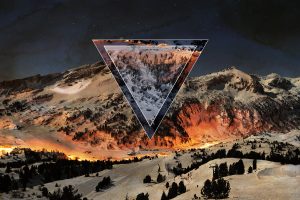 triangle, Mountain, Polyscape