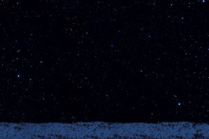 Calvin and Hobbes, Stars, Starry night, Simple background, Multiple display