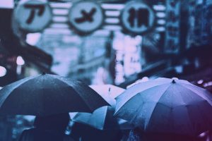 photography, Filter, Rain, Japanese umbrella, Umbrella
