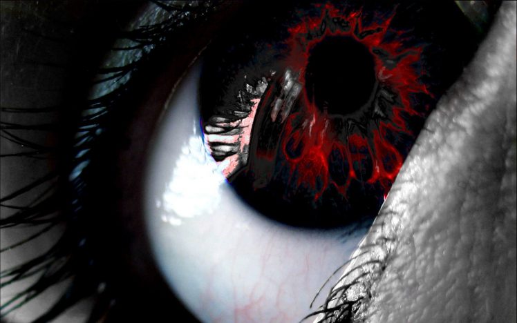 photo manipulation, Red, Eyes HD Wallpaper Desktop Background