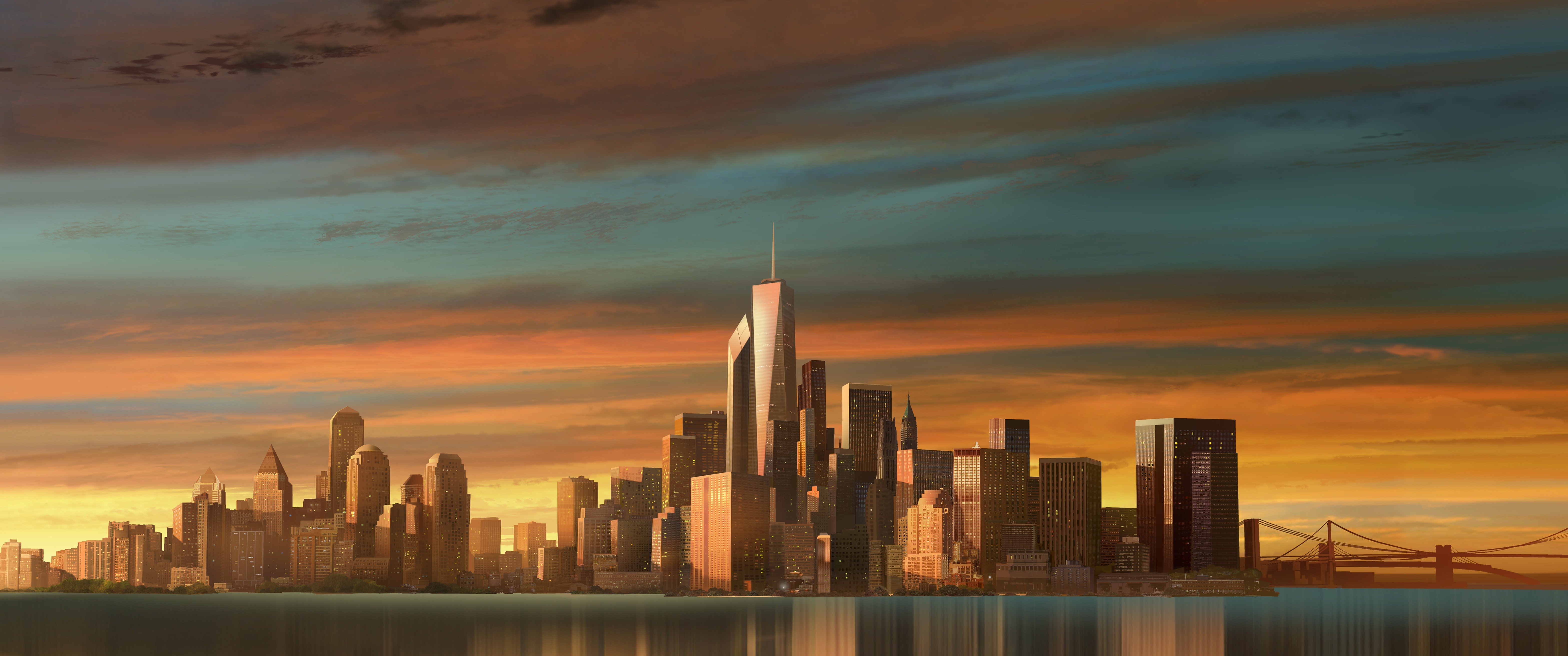 skyscraper, City, New York City Wallpaper