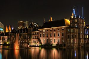 architecture, Building, Water, Reflection, Long exposure, Night, Lights, Old building, Fountain, Modern, Window