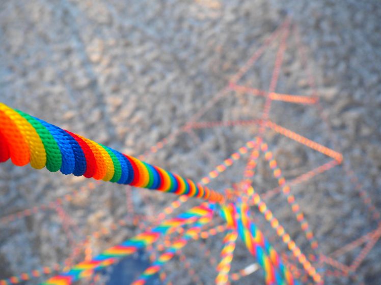 colorful, Rainbows, Thread HD Wallpaper Desktop Background