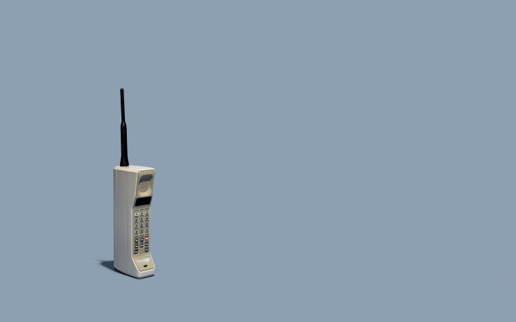 Motorola DynaTAC, Cellphone, Technology, Simple background HD Wallpaper Desktop Background