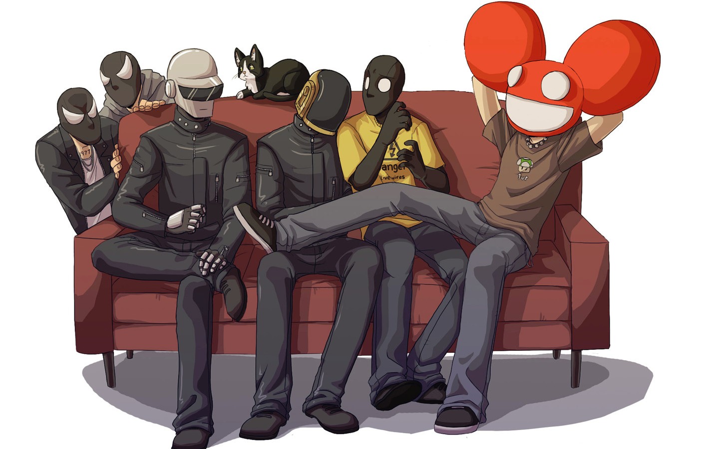 deadmau5, Daft Punk, Music, Electronic music Wallpaper