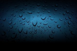 rain, Water on glass