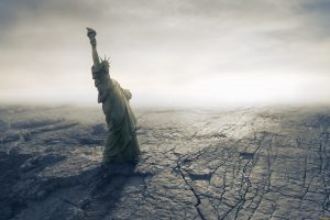apocalyptic, Render, Statue of Liberty