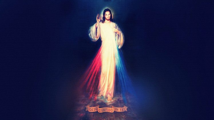 Jesus Christ, Light blue, Lights, Religions HD Wallpaper Desktop Background