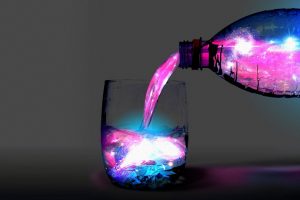 magic, Water, Glass, Colorful