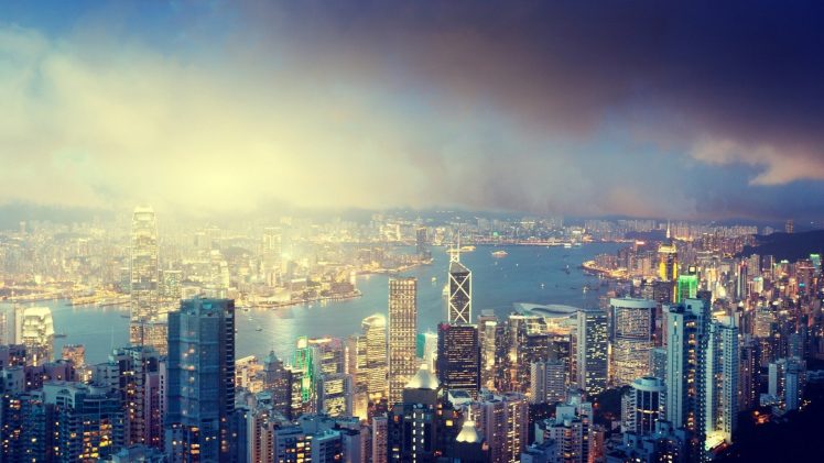 city, Hong Kong HD Wallpaper Desktop Background