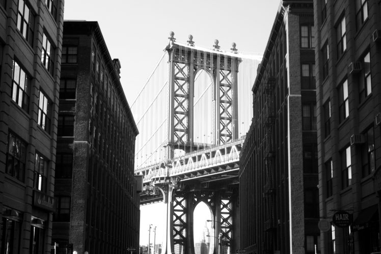 New York City, Brooklyn, Manhattan Bridge HD Wallpaper Desktop Background