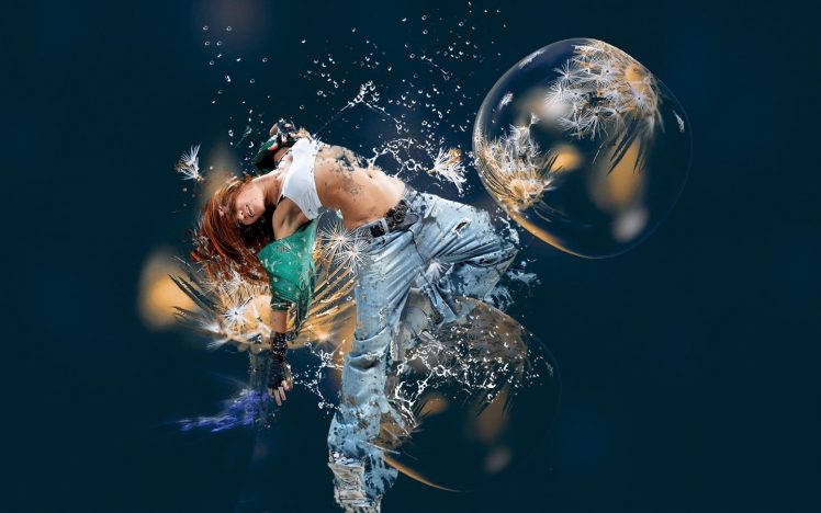 Adobe Photoshop, Photo manipulation, Dancing HD Wallpaper Desktop Background