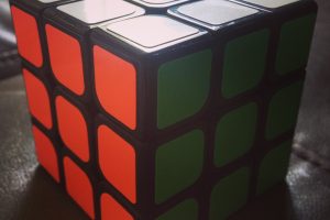 Rubiks Cube, Puzzles, Green, Orange