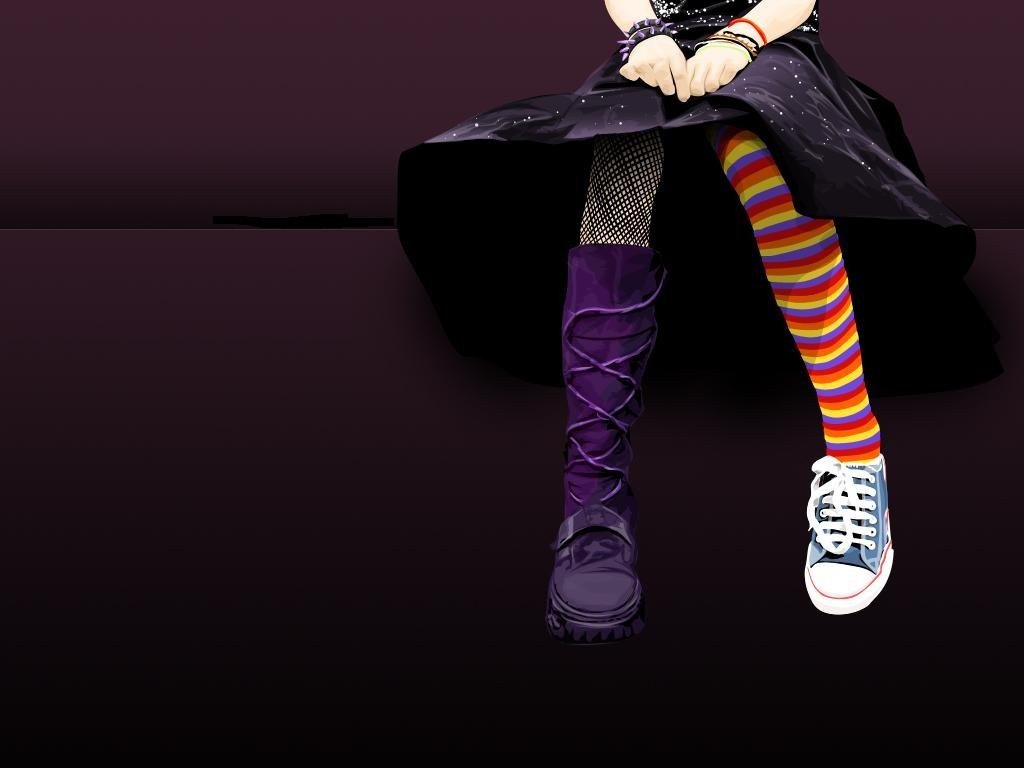 striped socks Wallpaper