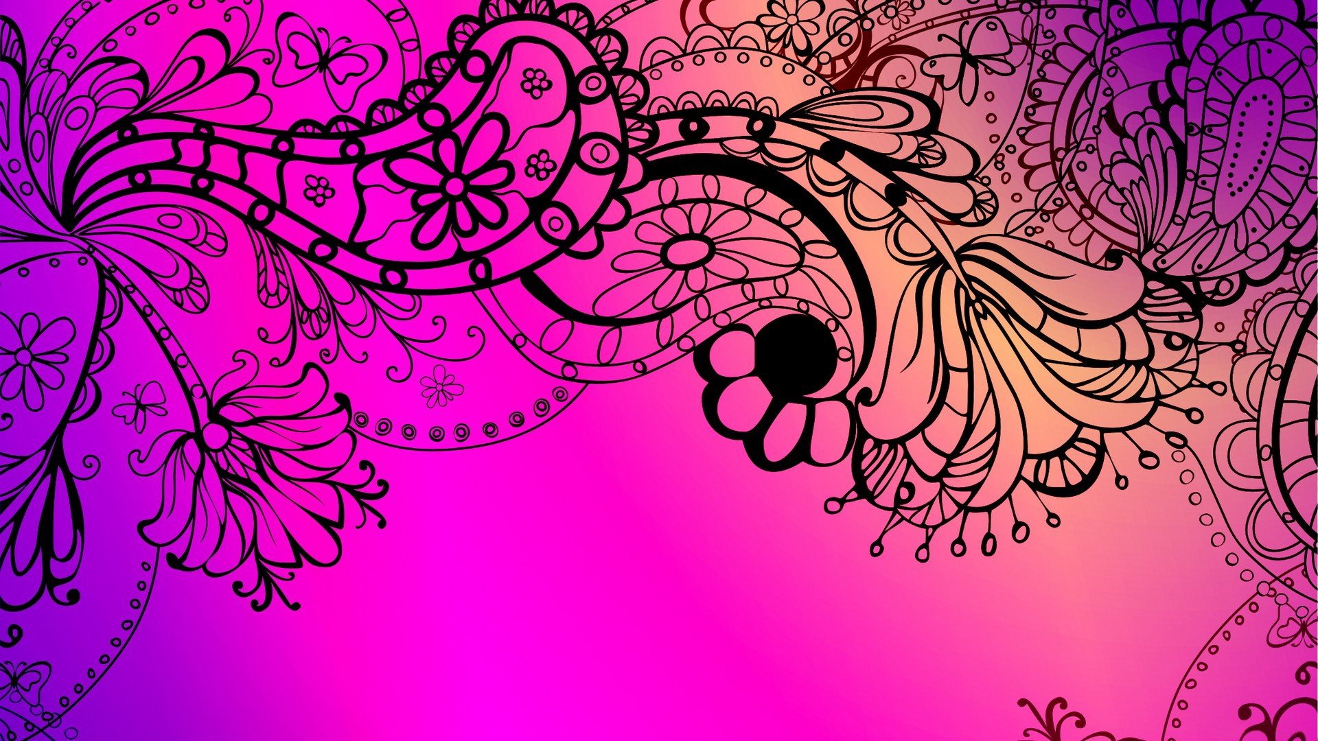 pink background, Vector art Wallpapers HD / Desktop and ...