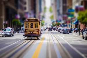 San Francisco, City, Street, Tilt shift