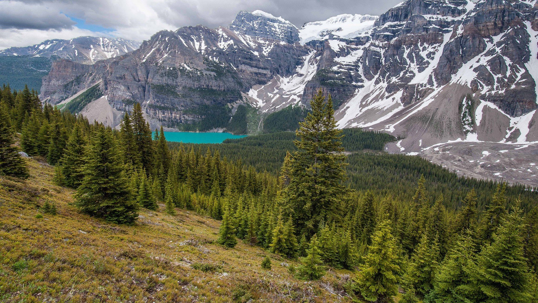 green, Mountain Wallpaper