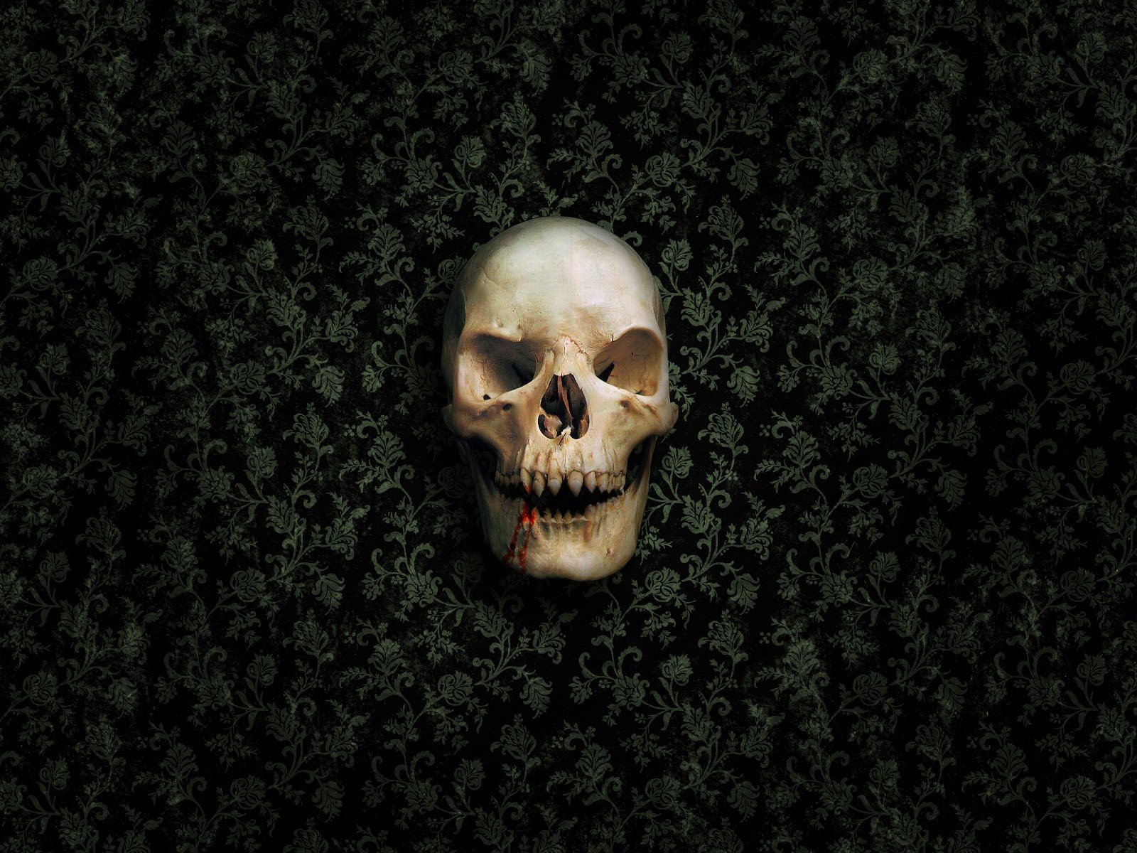 skull, Death, Vampires, Spooky, Gothic Wallpaper