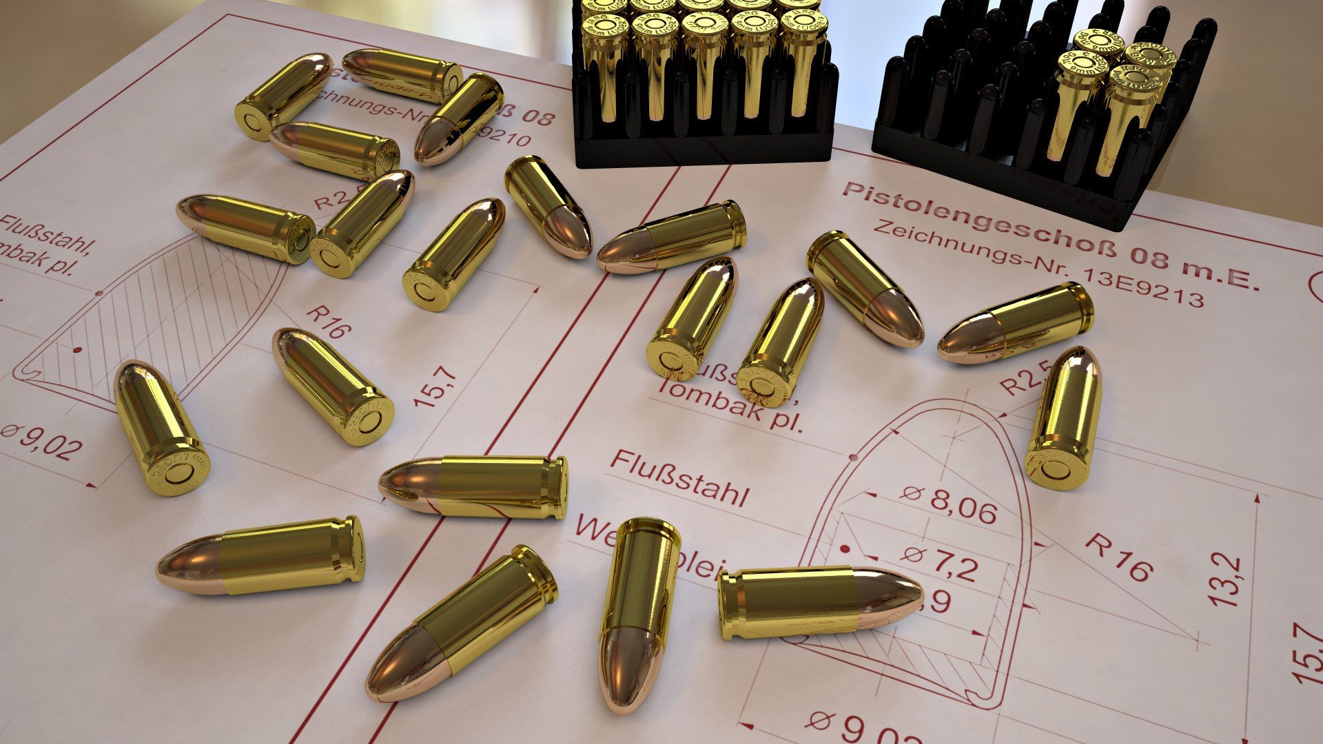 bullet, 9 mm Wallpaper