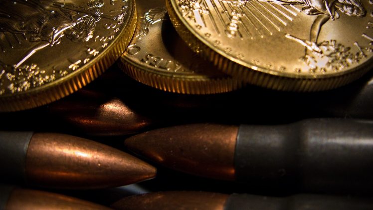 bullet, Coins HD Wallpaper Desktop Background