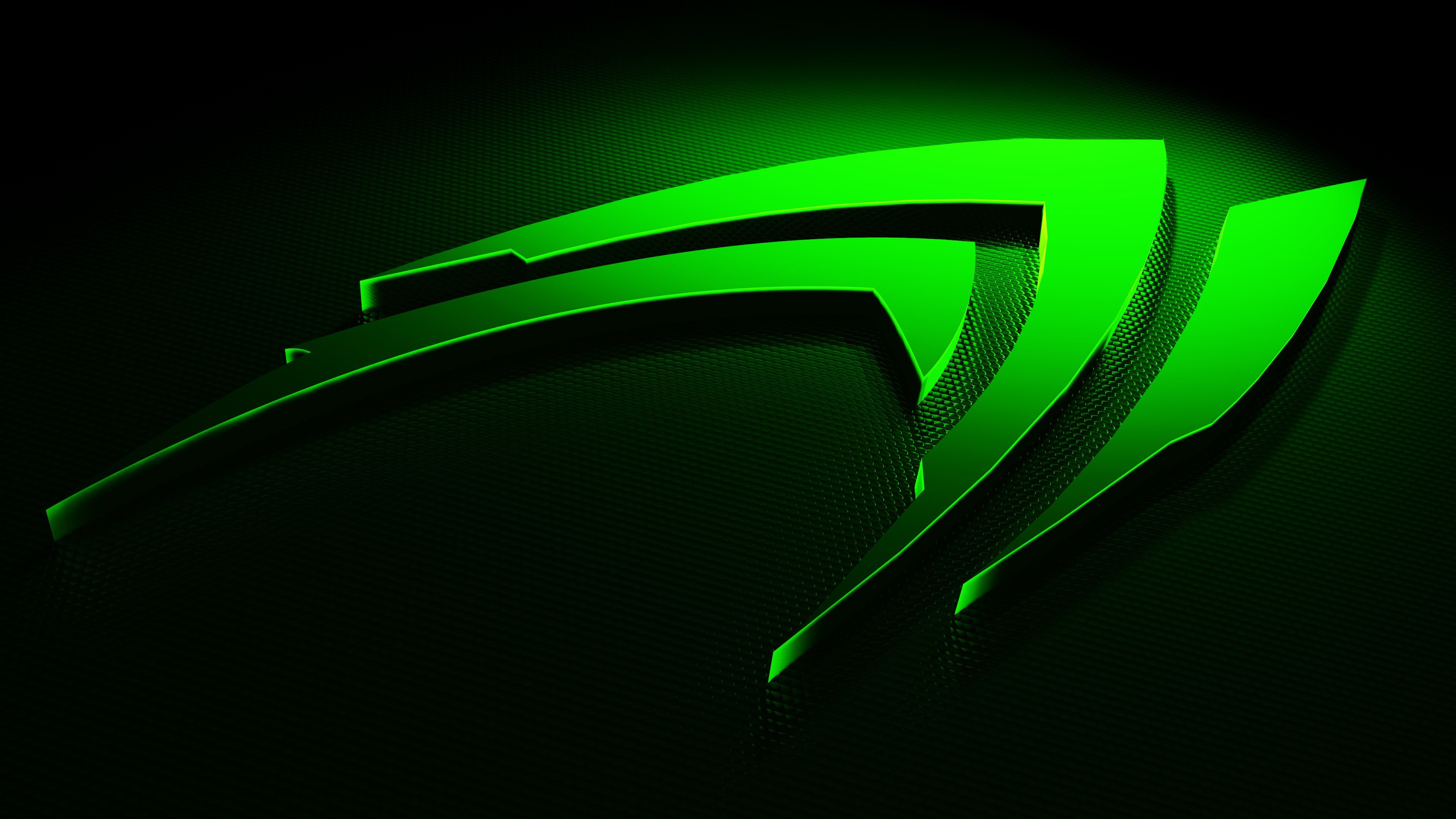 Nvidia, GPUs, Logo, Metal, Technology, Computer Wallpaper