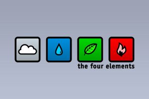 four elements, Minimalism, Graphic design