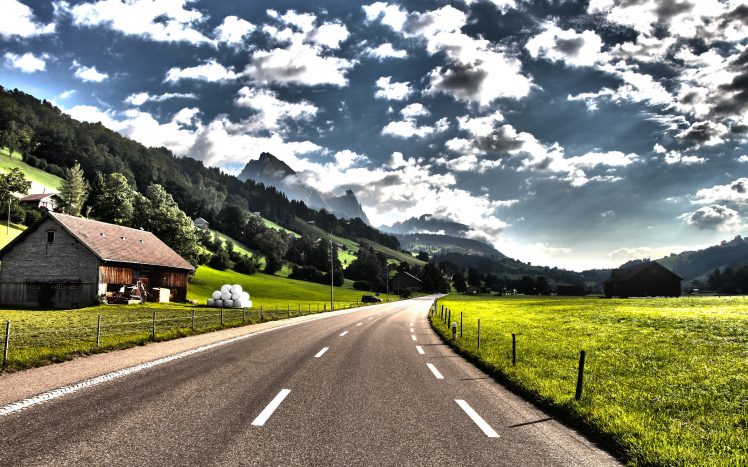 Alps, Road HD Wallpaper Desktop Background