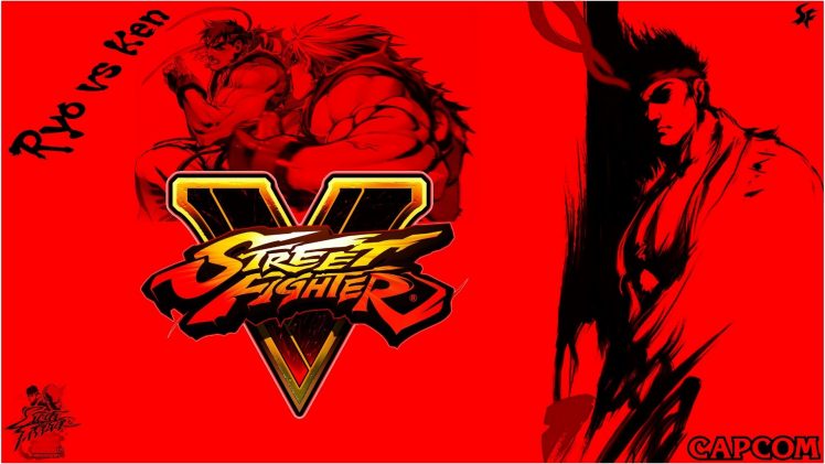 street, Ryu (Street Fighter), Street art, Red (character), Ryu HD Wallpaper Desktop Background