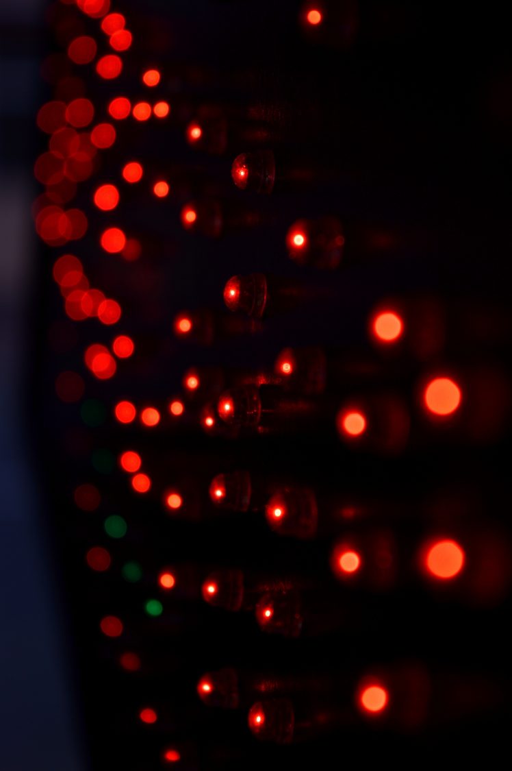 lights, Blurred, Red, Green, LEDs HD Wallpaper Desktop Background