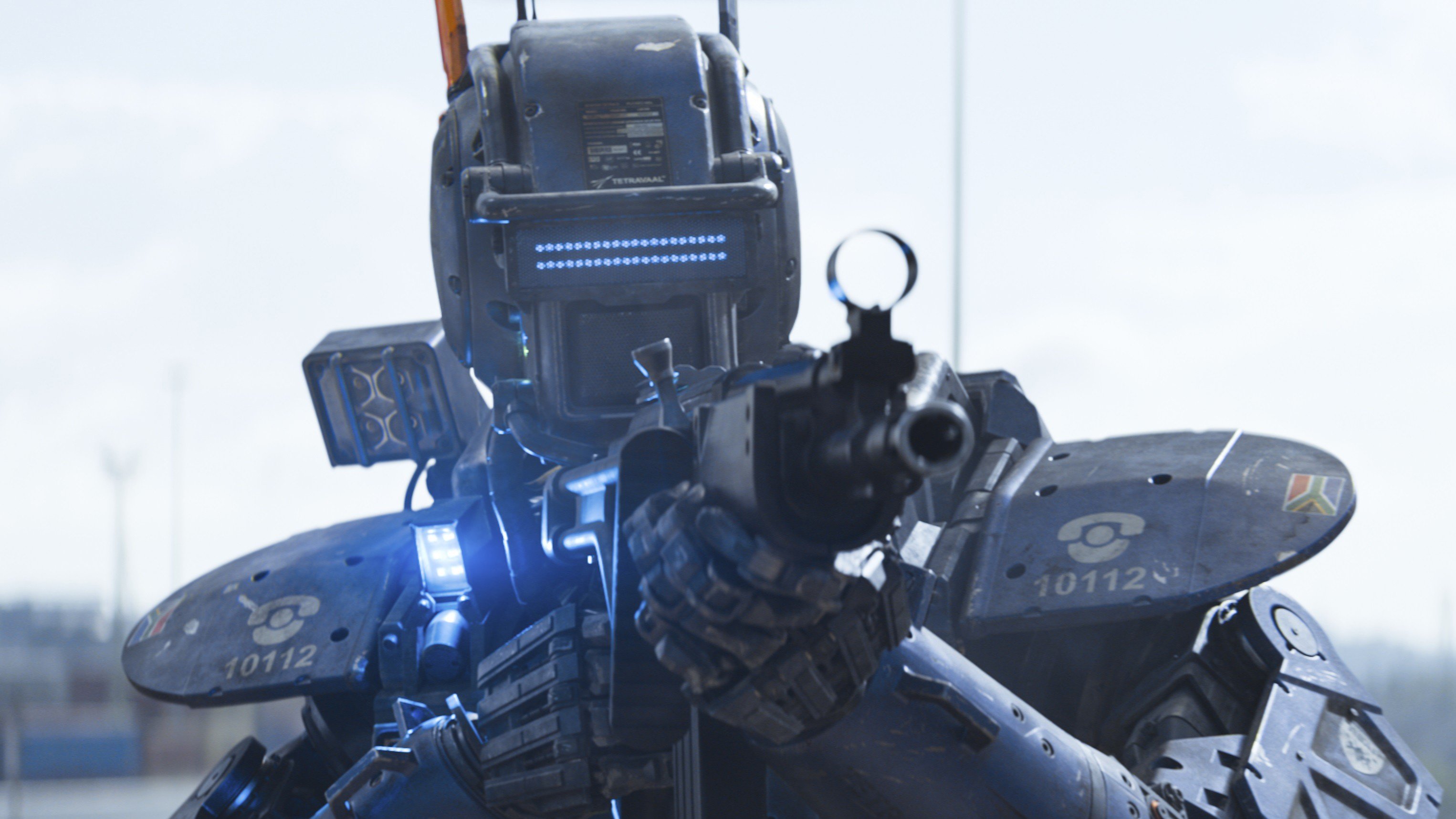 robot, Chappie, Gun Wallpaper