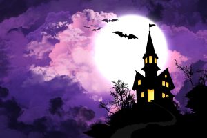 Halloween, Vector art, Purple, Bats