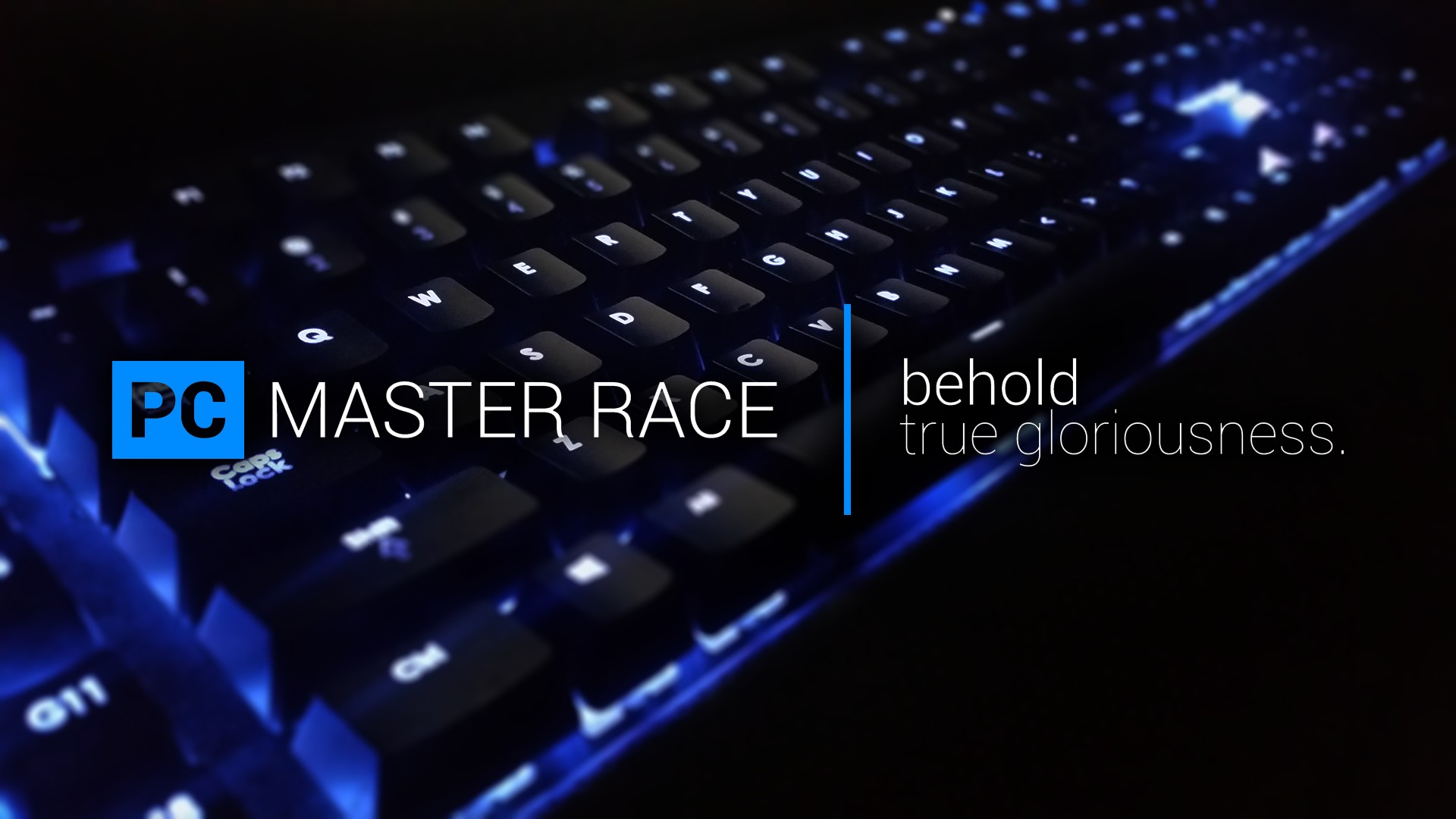 PC gaming, Computer, Keyboards, Master Race Wallpaper