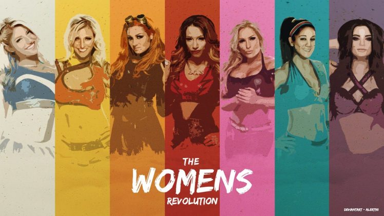 WWE, Wrestling, Sasha Banks, Alexa Bliss, Charlotte Flair, Becky Lynch, Natalya Neidhart, Bayley, Paige HD Wallpaper Desktop Background