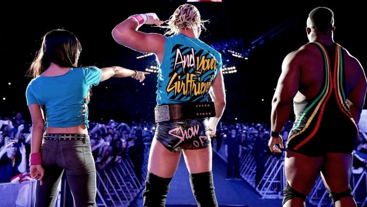 WWE, Wrestling, AJ Lee, Big e, Dolph ziggler HD Wallpaper Desktop Background