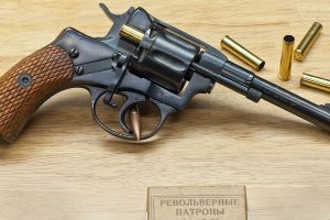 gun, Pistol, Revolver, Nagant M1895