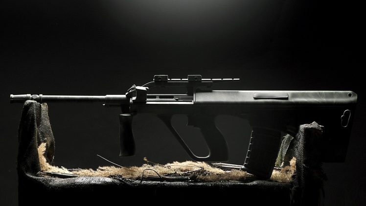 gun, Steyr AUG, Steyr, Assault rifle, Legend Counter Strike 1.6 HD Wallpaper Desktop Background