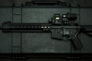 gun, AR 15, Assault rifle, Black rifle