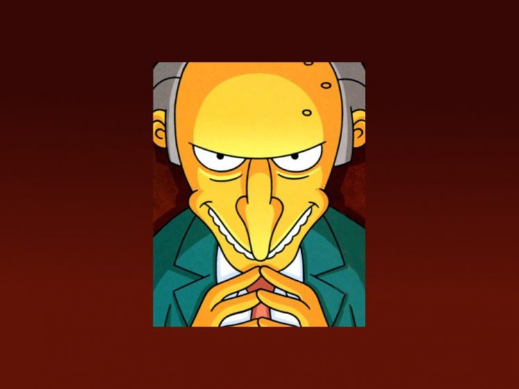 Montgomery Burns, The Simpsons HD Wallpaper Desktop Background