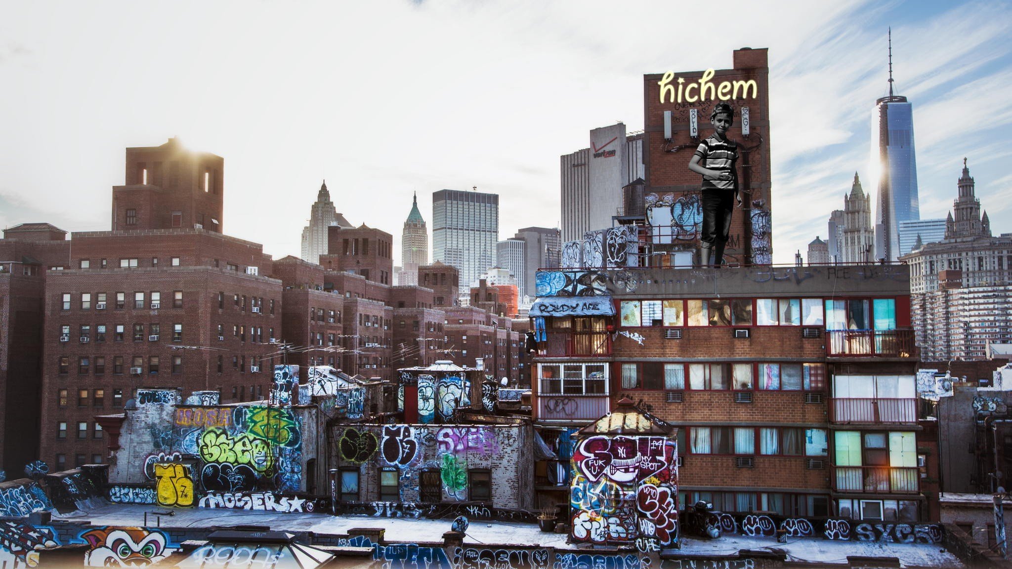 city, Graffiti, New York City Wallpaper