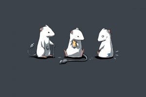 mice, Simple background