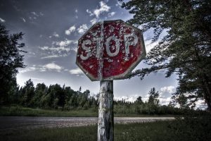 HDR, Stop sign