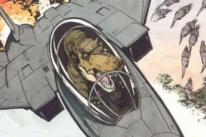 Tyrannosaurus rex, Airplane