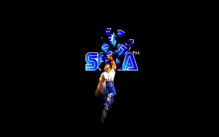 Sega, Streets of Rage, Simple background, 16 bit, Axel Stone HD Wallpaper Desktop Background