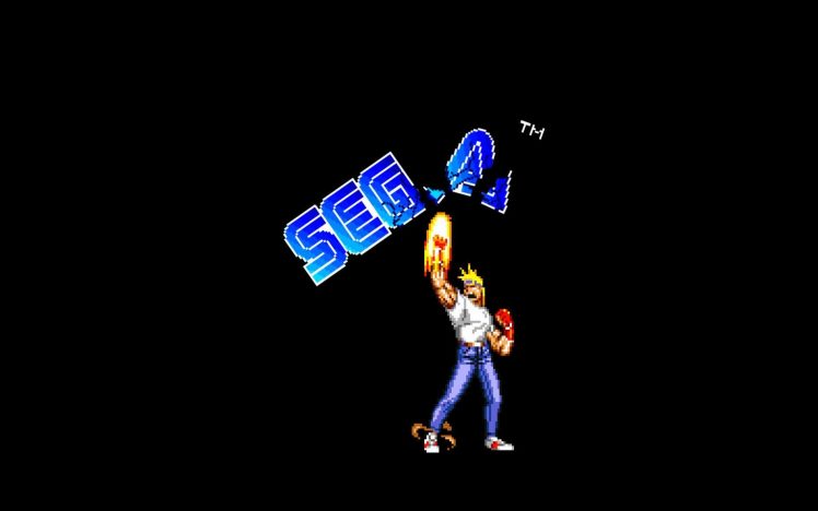 Sega, Streets of Rage, Simple background, 16 bit, Axel Stone HD Wallpaper Desktop Background